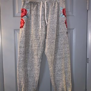 Gray Pink Victoria’s Secret sweatpants